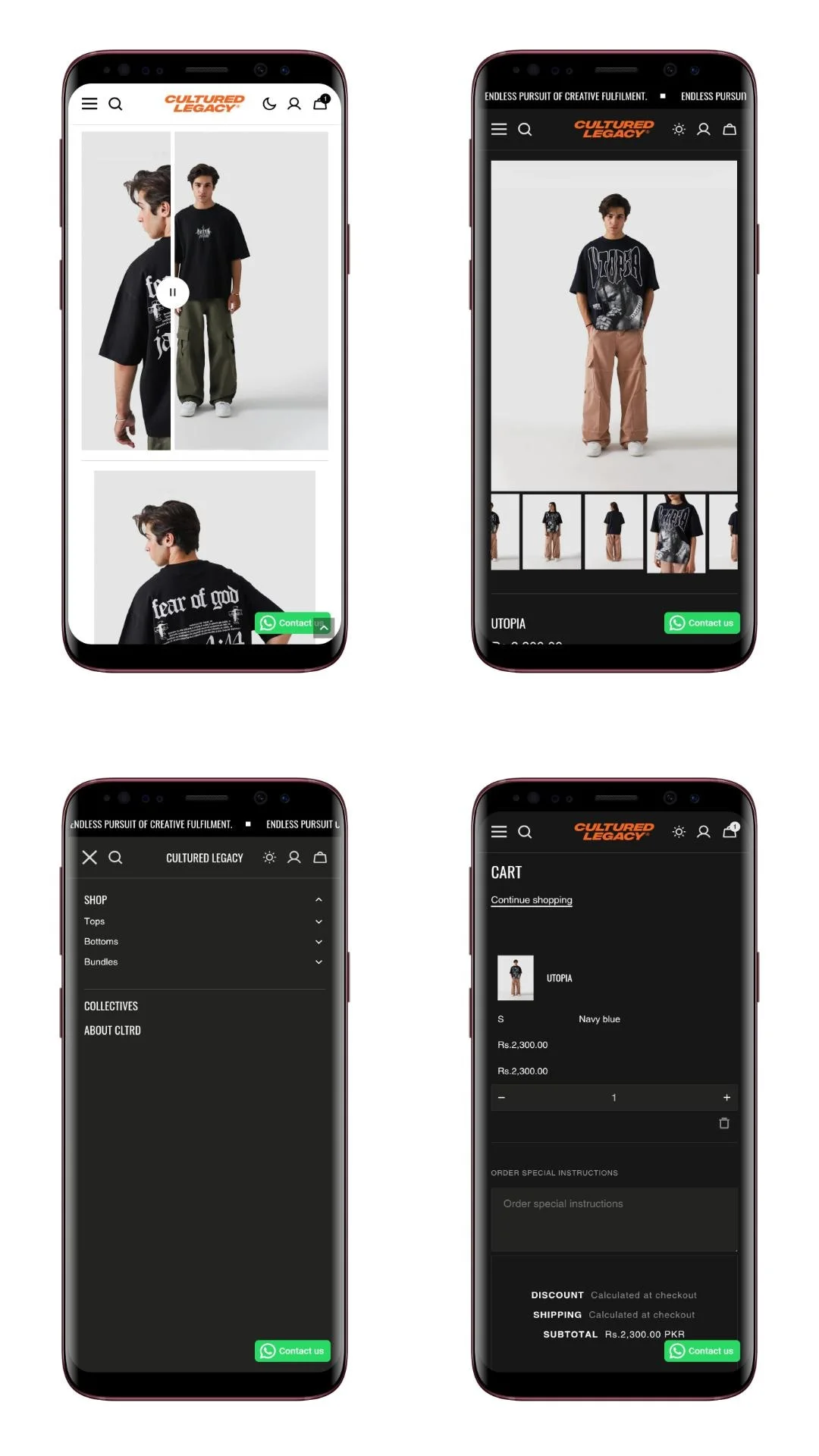 Website Development for Cultured Legacy
