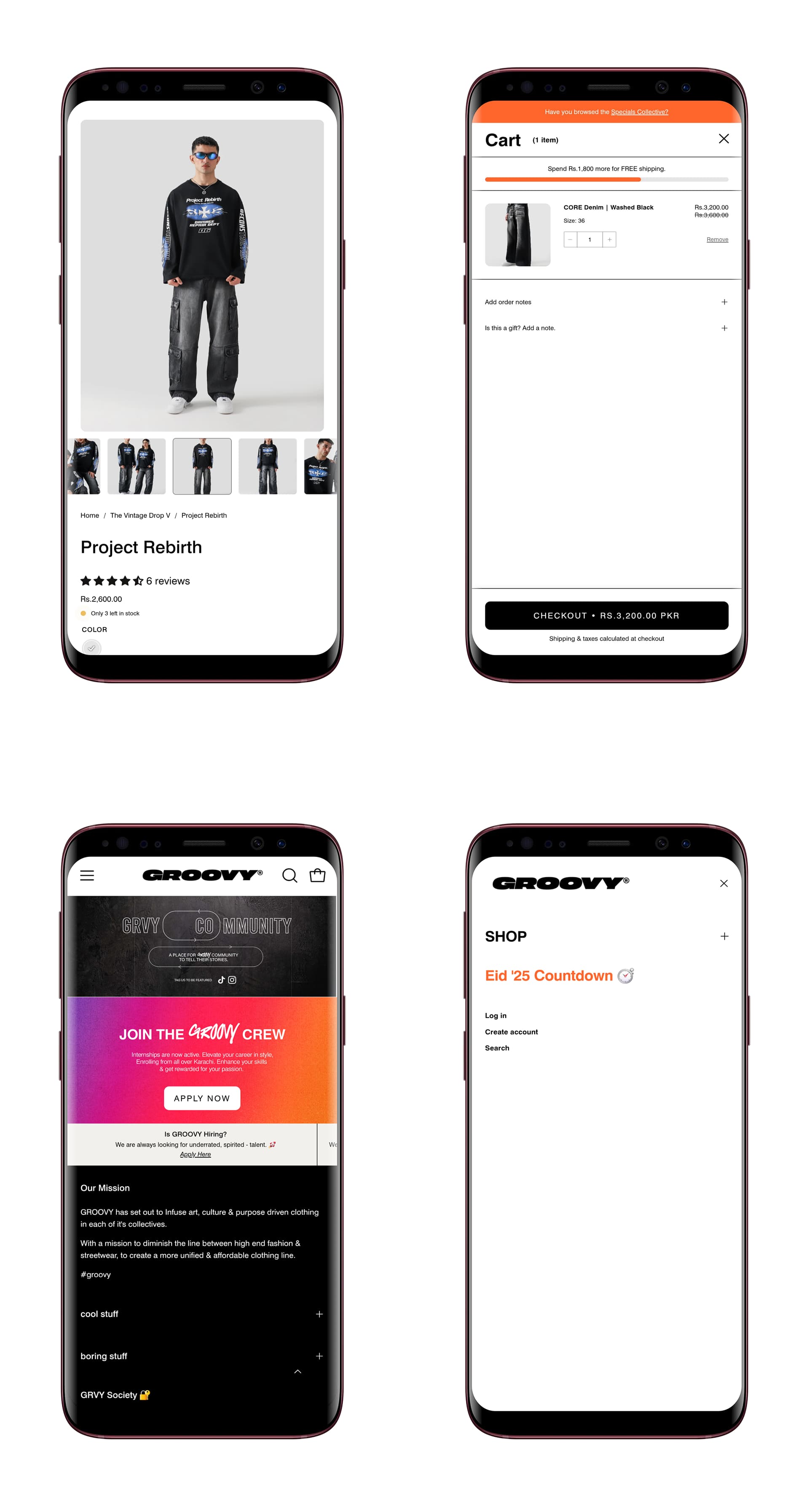 Website Development for Groovy Pakistan