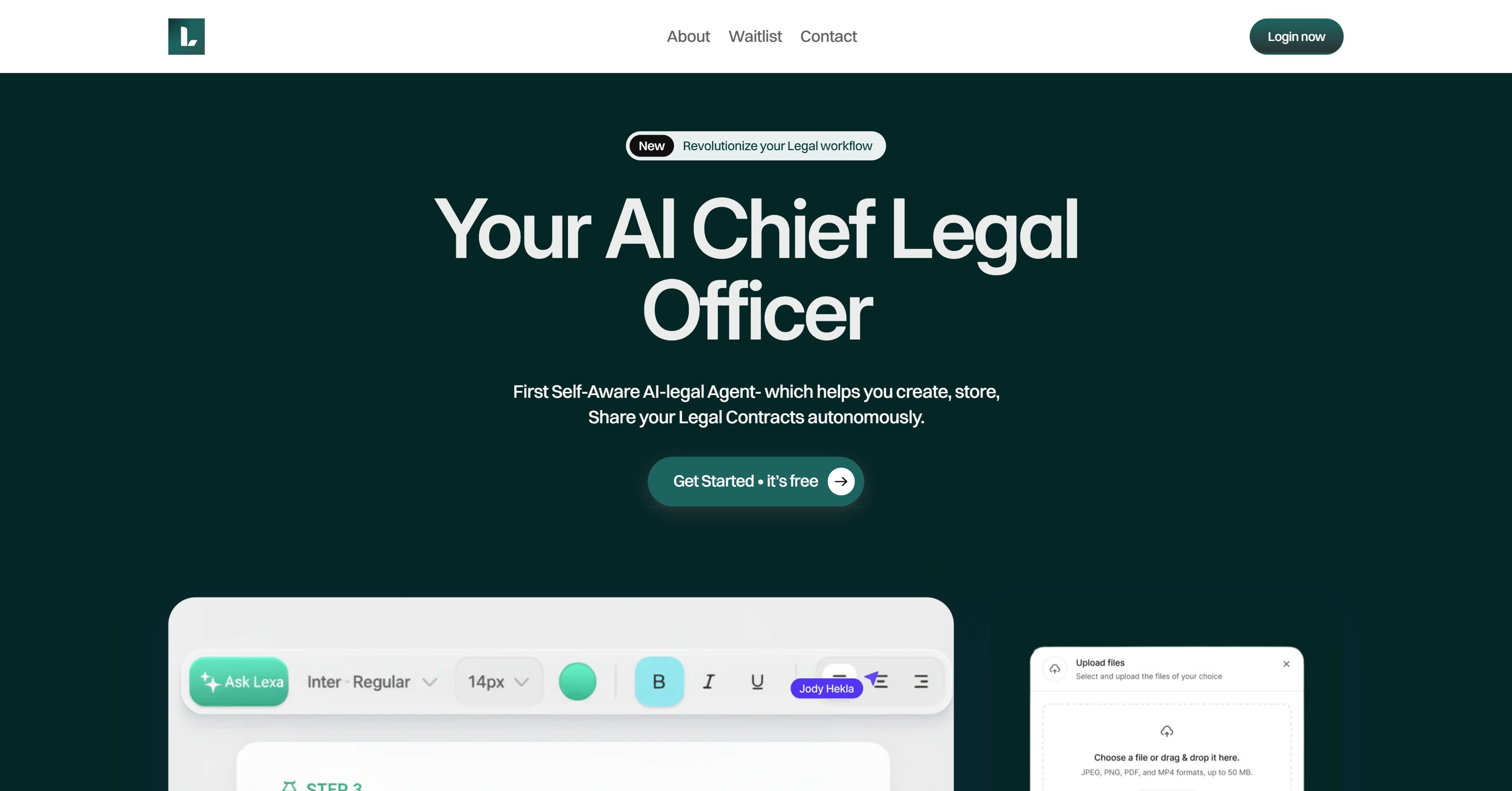 AI Legal Assistant Platform Development for Lexa