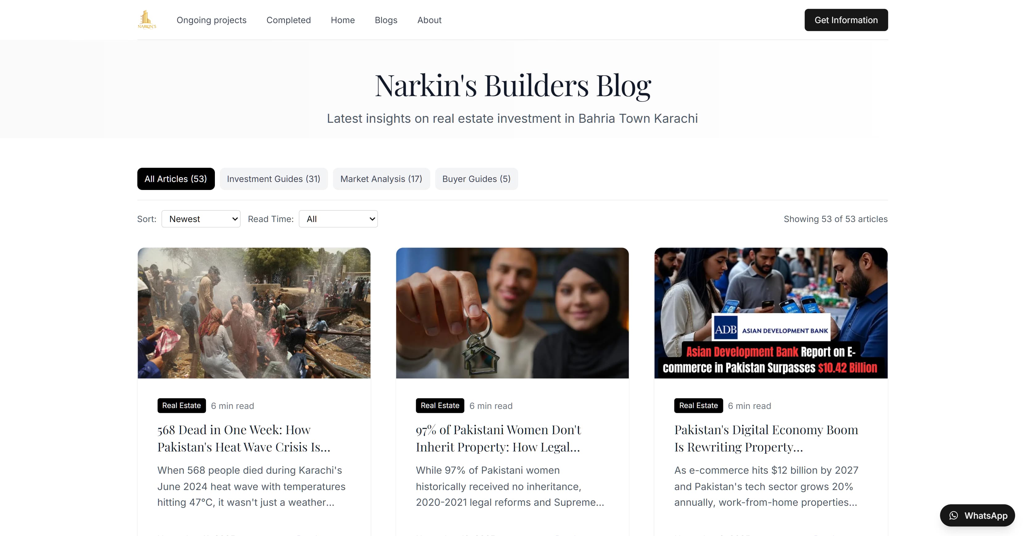SEO Implementation & Technical Optimization for Narkins Builders