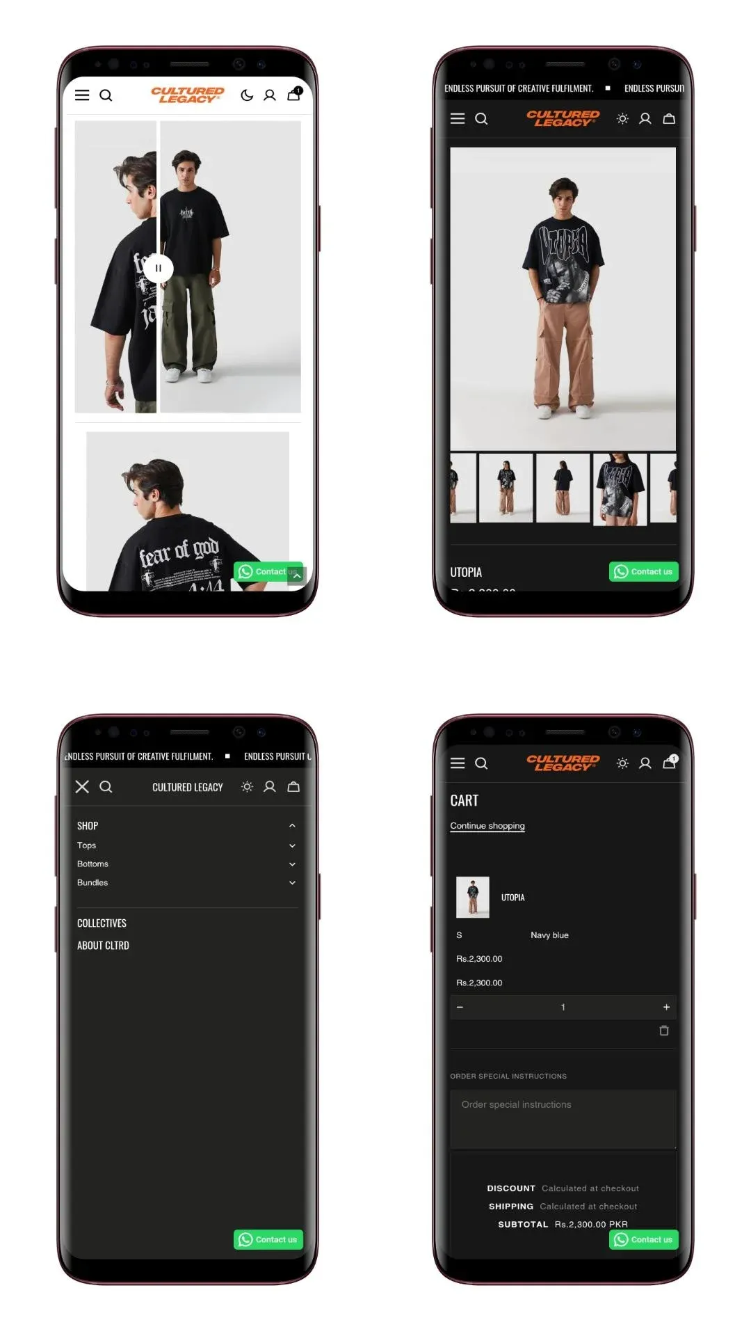 Website Development for Cultured Legacy