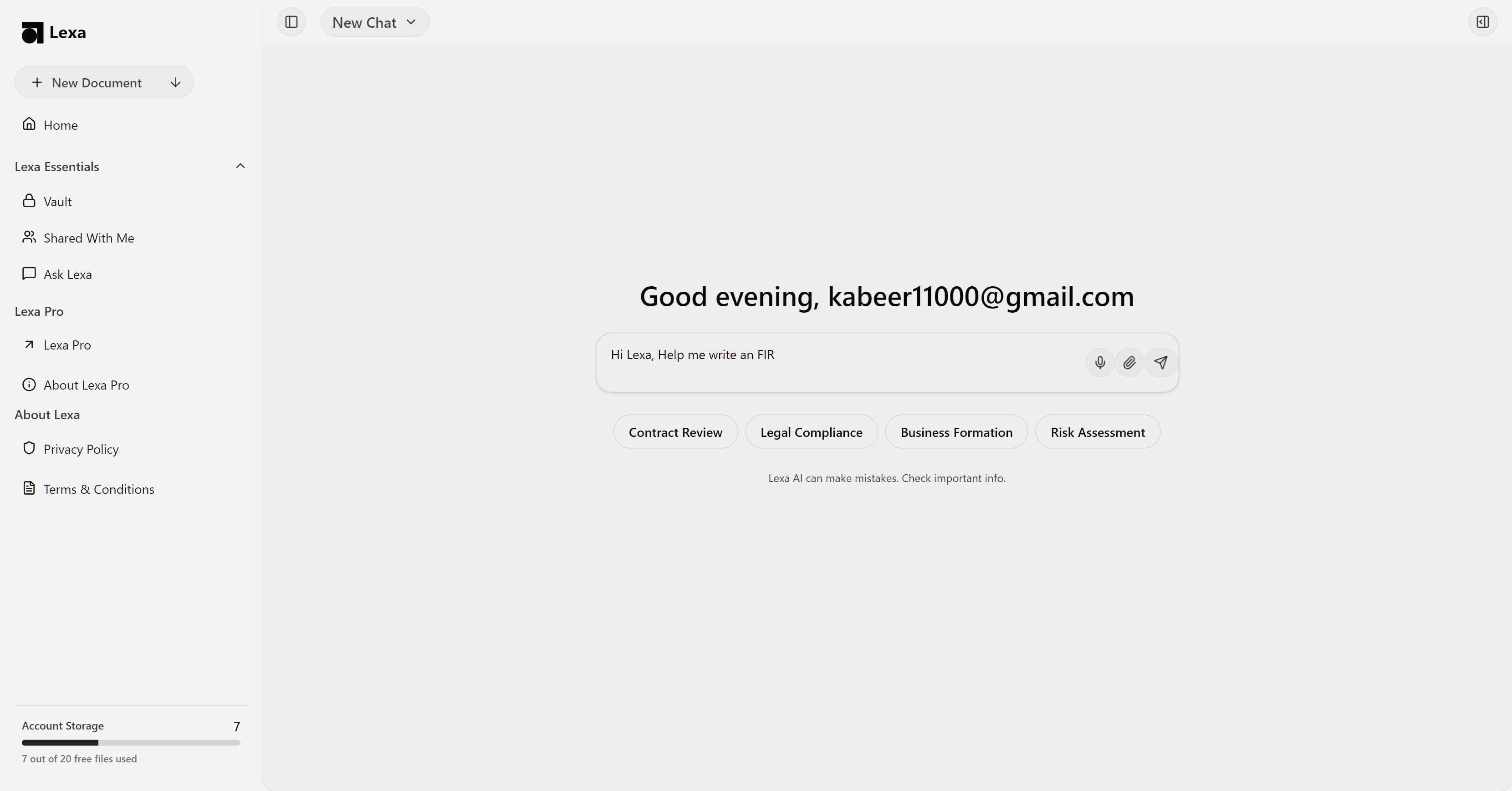 AI Legal Assistant Platform Development for Lexa - Image 3